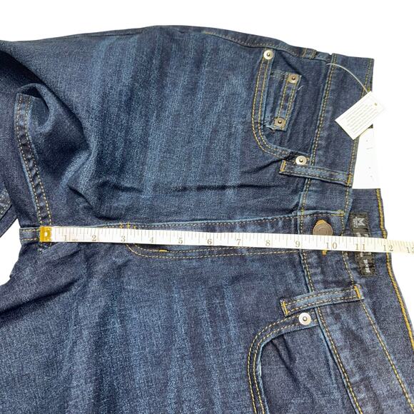 Member's Mark Jeans Mens 30x30 Dark Wash Straight Fit Premium Stretch Denim - Picture 14 of 15